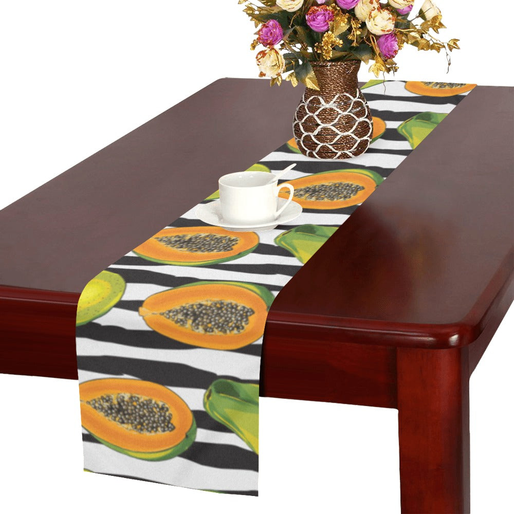 papaya design pattern Table Runner
