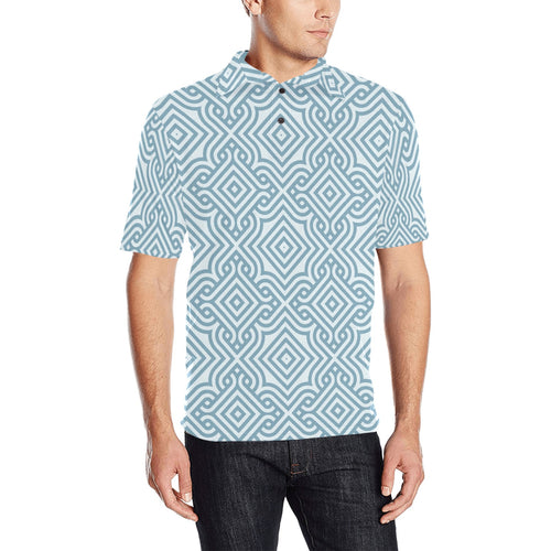 arabic pattern Men's All Over Print Polo Shirt