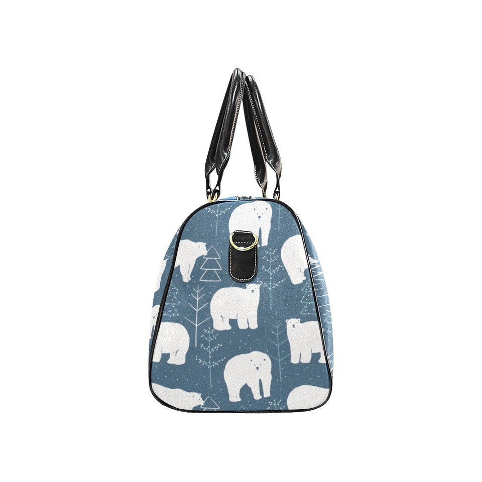 polar bear mother her child pattern Travel Bag