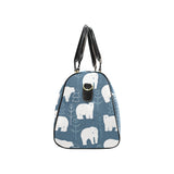 polar bear mother her child pattern Travel Bag