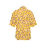 Potato Chips Pattern Print Design 01 Women's All Over Print Hawaiian Shirt