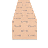 Engine Piston Cream Background Pattern Design 04 Table Runner