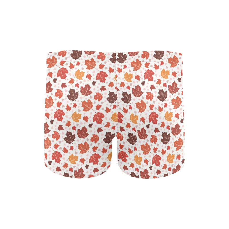 Colorful Maple Leaf pattern Men's Swimming Trunks