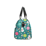 Snowman bird decorative elements christmas pattern Travel Bag