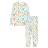 Coral Reef Pattern Print Design 02 Women's All Over Print Pajama Set