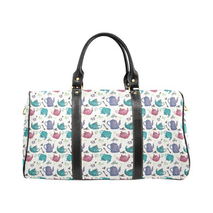 Tea pots Pattern Print Design 05 Travel Bag