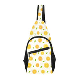 oranges leaves pattern All Over Print Chest Bag