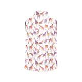 Giraffe Pattern Print Design 02 Men's Padded Vest