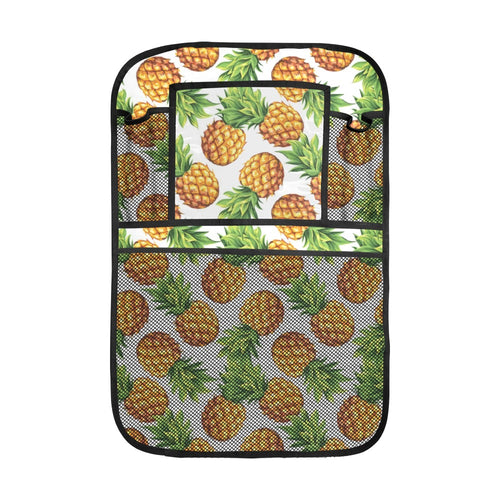 Pineapples design pattern Car Seat Back Organizer