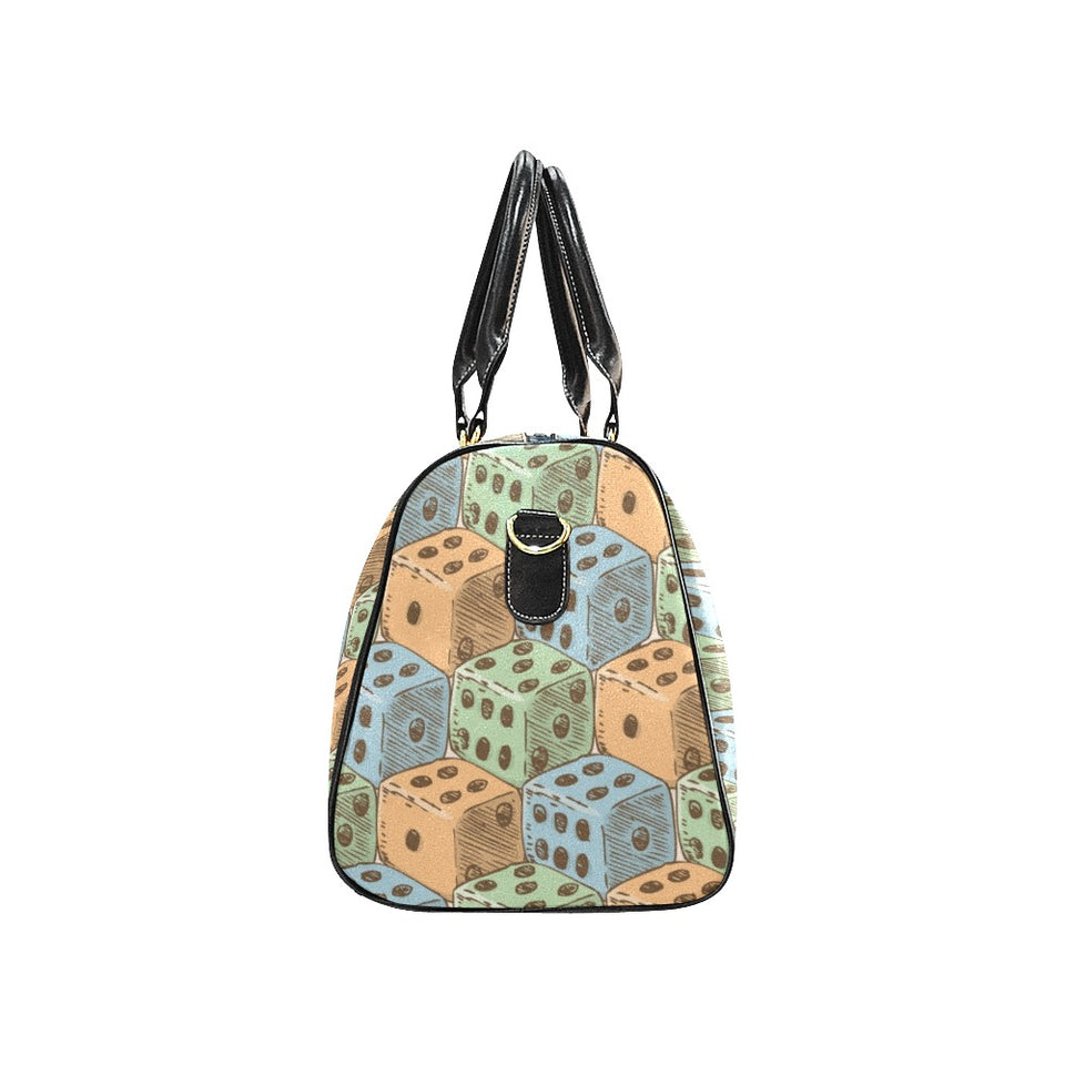 Dice Pattern Print Design 05 Travel Bag