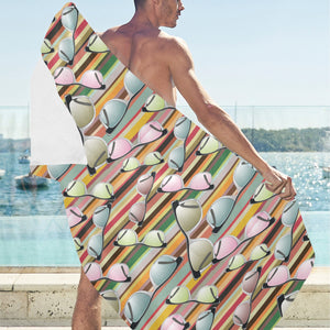 Sun Glasses Pattern Print Design 02 Beach Towel