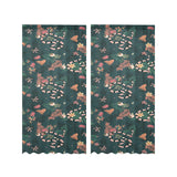 Snake forest pattern Gauze Curtain