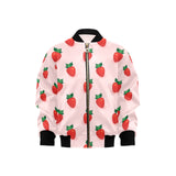 Strawberry beautiful pattern Kids' Boys' Girls' Bomber Jacket
