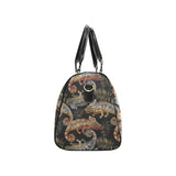 Chameleon lizard tropical leaves palm tree Travel Bag