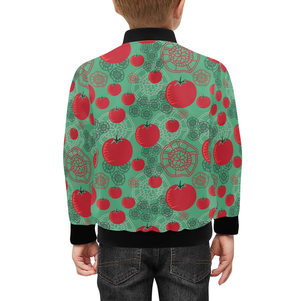 Tomato design pattern Kids' Boys' Girls' Bomber Jacket