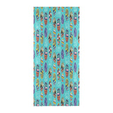 Surfboard Pattern Print Design 05 Beach Towel