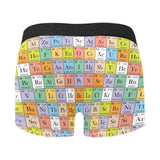 Chemistry Periodic Table Pattern Print Design 01 Men's All Over Print Boxer Briefs Men's Underwear