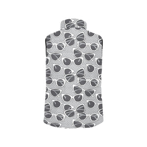 Sun Glasses Pattern Print Design 04 Women's Padded Vest