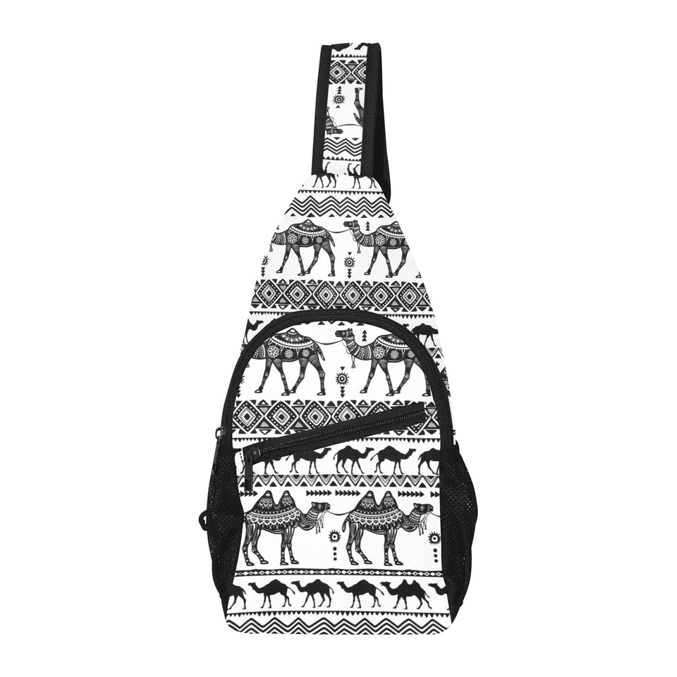 Camel polynesian tribal pattern All Over Print Chest Bag