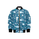 Cute shark pattern Kids' Boys' Girls' Bomber Jacket
