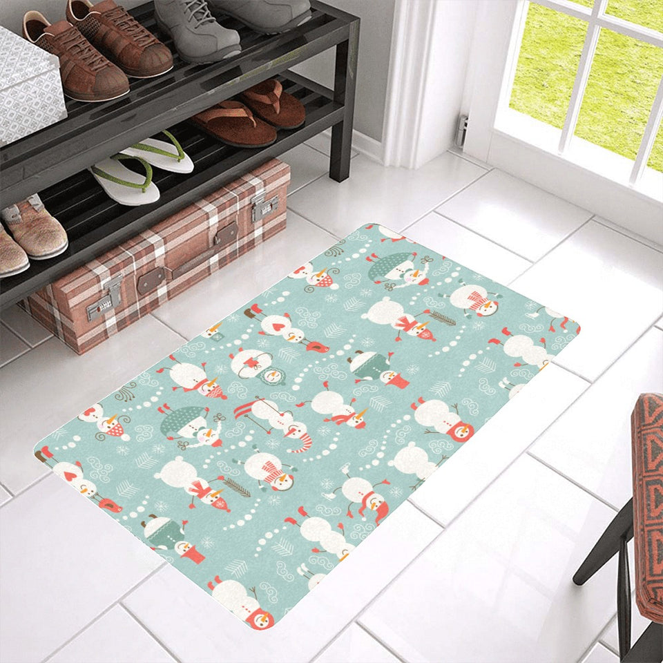 Cute snowman pattern Doormat