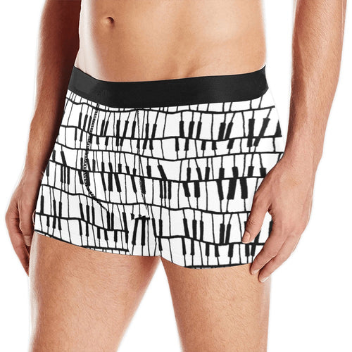 Piano Pattern Print Design 03 Men's All Over Print Boxer Briefs Men's Underwear