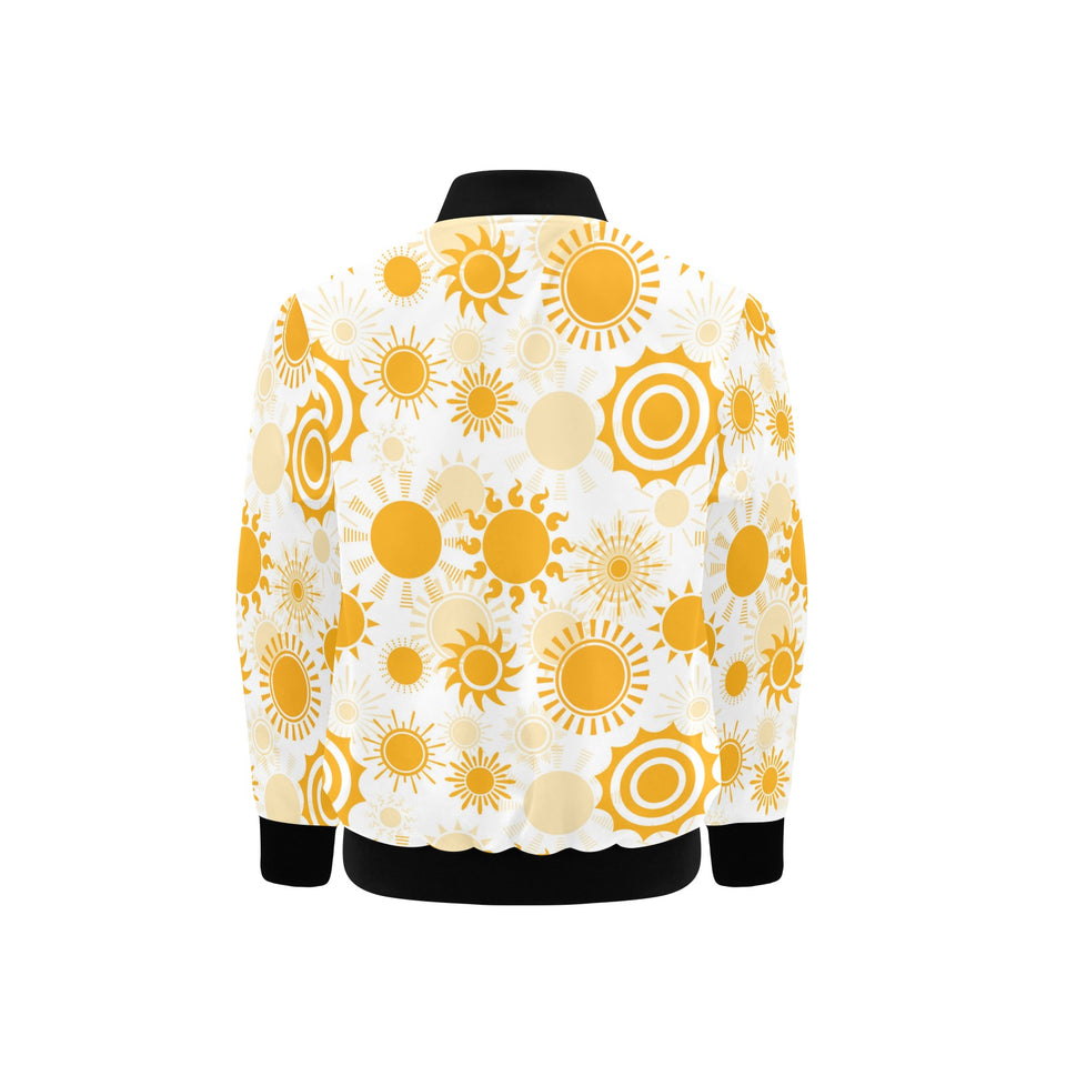 Sun design pattern Kids' Boys' Girls' Bomber Jacket