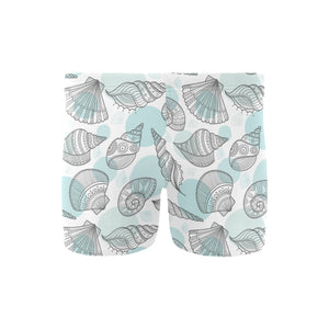 Shell polynesian tribal Men's Swimming Trunks