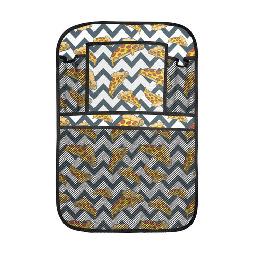 Pizza design pattern Car Seat Back Organizer