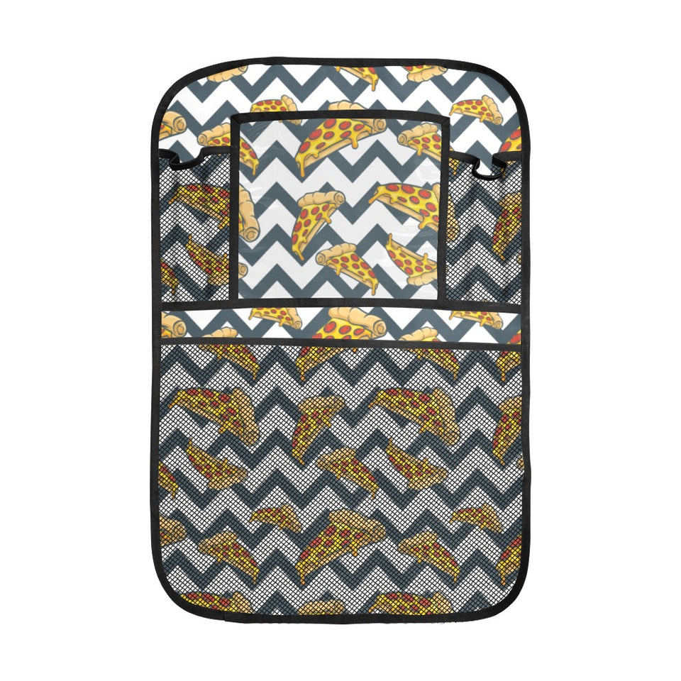 Pizza design pattern Car Seat Back Organizer