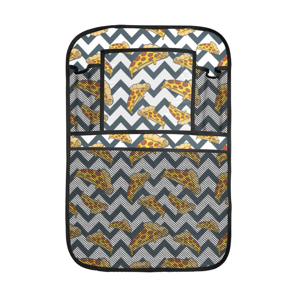 Pizza design pattern Car Seat Back Organizer