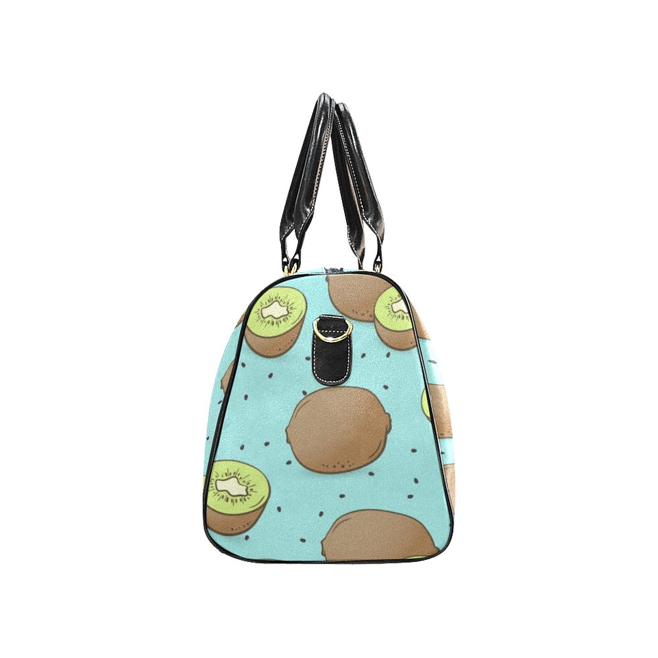 Kiwi blue background Travel Bag