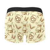 Windmill Wheat pattern Men's All Over Print Boxer Briefs Men's Underwear