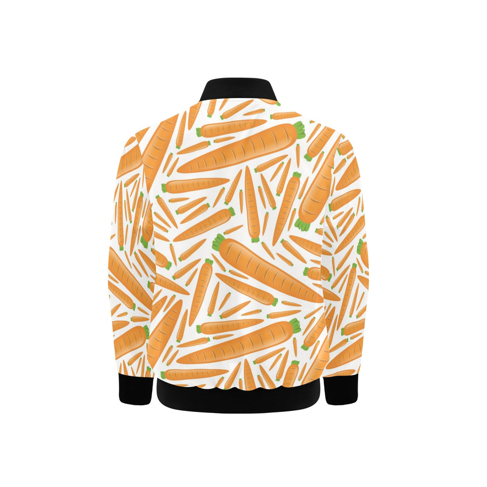 Carrot Pattern Print Design 02 Kids' Boys' Girls' Bomber Jacket