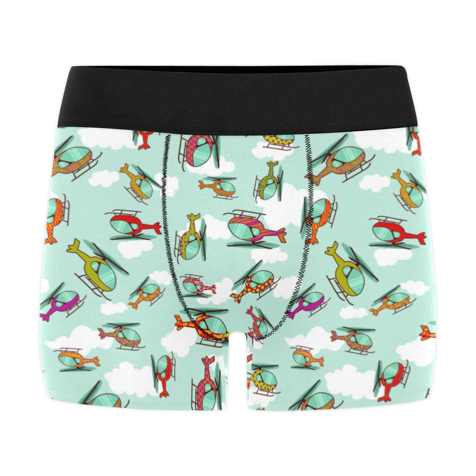 Helicopter design pattern Men's All Over Print Boxer Briefs Men's Underwear