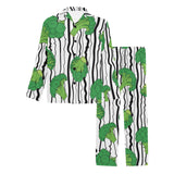 Cool Broccoli pattern Men's Long Pajama Set