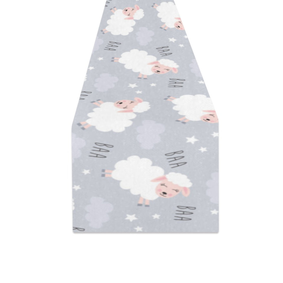 Sweet dreams sheep pattern Table Runner