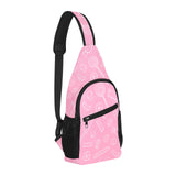 Sweet candy pink background All Over Print Chest Bag
