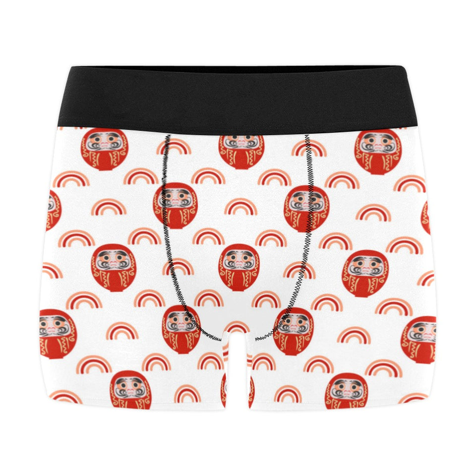 Daruma japanese wooden doll design pattern Men's All Over Print Boxer Briefs Men's Underwear