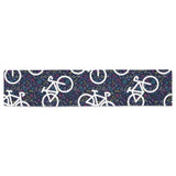 Bicycle Pattern Print Design 03 Table Runner