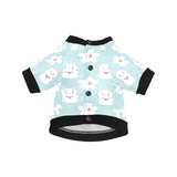 Maneki neko cat sakura All Over Print Pet Dog Round Neck Fuzzy Shirt