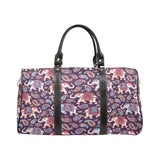 Elephant indian style ornament pattern Travel Bag