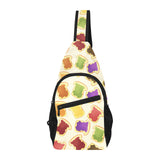 Bread Toast Pattern Print Design 02 All Over Print Chest Bag