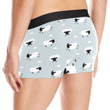 Sheep polka dot cloud pattern Men's All Over Print Boxer Briefs Men's Underwear