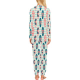 Surfboard Pattern Print Design 02 Women's All Over Print Pajama Set