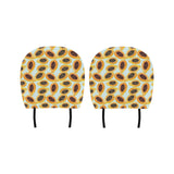 Watercolor papaya pattern Car Headrest Cover
