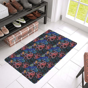 Octopus sea wave tropical fishe pattern Doormat