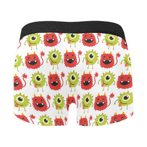 Alien Pattern Print Design 05 Men's All Over Print Boxer Briefs Men's Underwear