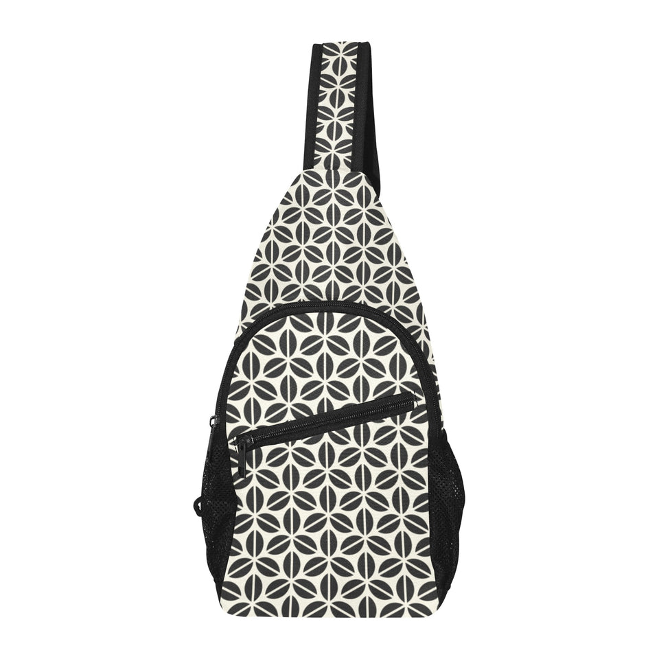 Coffee bean abstract modern pattern All Over Print Chest Bag