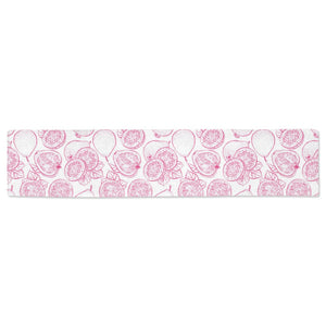 Sketch guava pattern Table Runner